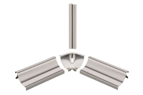 Schlüter-DILEX-HKU vnitřní růžek k požlábkové liště, nerez V2A, r: 36 mm, 1 ks