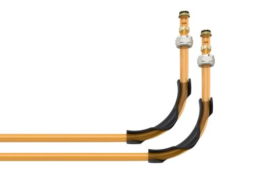 Schlüter-BEKOTEC-THERM-HVA rozdělovač s připoj. sadou, 7 okruhů, trubka 10 mm, 1 ks