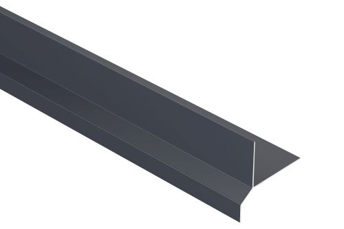 Schlüter-BARA-RKL balkonová lišta, hliník komaxit černohnědá, v: 40 mm, d: 2,5 m