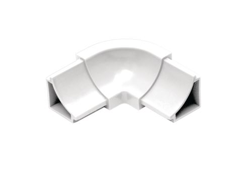 Schlüter-DILEX-HKW vnitřní růžek k požlábkové liště, PVC sněhobílá, 1 ks, 3 odbočky