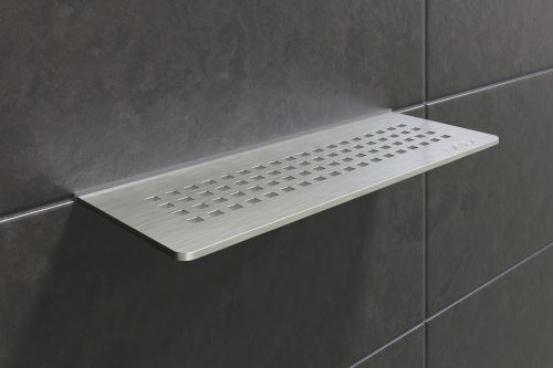 Schlüter-SHELF-W-S1 police do sprchy, brilantní bílá mat, 300x115 mm, 1 ks, Square