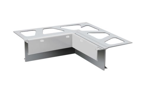 Schlüter-BARA-RAKE vnitřní růžek 90 st., hliník komaxit šedá metalíza, v: 21 mm, 1 ks