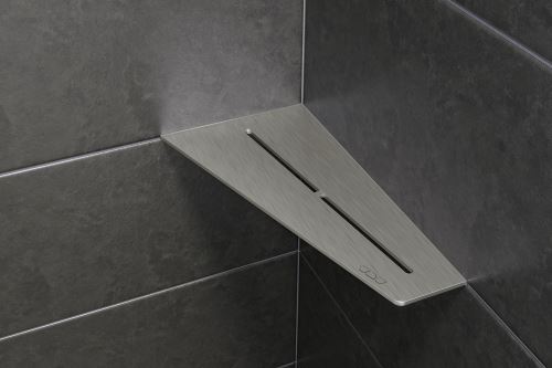 Schlüter-SHELF-E-S3 police do sprchy, krémová, 154x295 mm, 1 ks, Pure