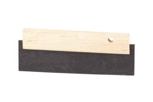 Stěrka 20cm dřevěná s gumou