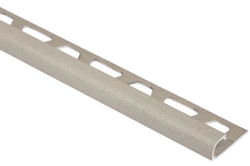 Schlüter-RONDEC-TS ukončovací lišta "C", hliník komaxit strukt. krémová, v: 10 mm, d: 3 m