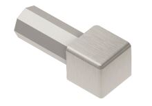 Schlüter-QUADEC-ATGB vněj. růžek k ukonč. l. "Q", hliník elox titan kartáč, v: 6 mm, 1 ks Schlüter-QUADEC-ATGB vněj. růžek k ukonč. l. "Q", hliník elox titan kartáč, v: 6 mm, 1 ks