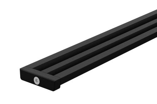 Schlüter-KERDI-LINE-VARIO liniový žlab, grafit. černá mat, v: 8 mm, d: 1,2 m, D10 Wave 42