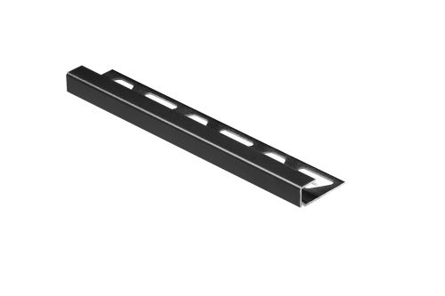 Schlüter-QUADEC-AC ukonč. lišta "Q", hliník kom. grafitově černá mat, v: 11 mm, d: 2,5 m