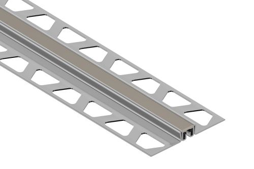 Schlüter-DILEX-EKSN lišta pro obvodové spáry, kam. šedá V2A, v: 12,5 mm, d: 2,5 m