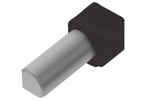 Schlüter-RONDEC-AC vnitřní růžek, hliník komaxit grafitově černá mat, v: 8 mm, 1 ks