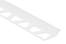 Schlüter-FINEC-AC ukonč. lišta pro kam. roh, hl. kom. bril. bílá mat, v: 4,5 mm, d: 2,5 m