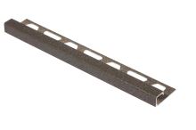 Schlüter-QUADEC-TS ukonč. lišta "Q", hliník kom. strukt. světlý antracit, v: 11 mm, d: 3 m Schlüter-QUADEC-TS ukonč. lišta "Q", hliník kom. strukt. světlý antracit, v: 11 mm, d: 3 m
