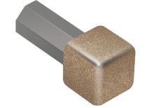 Schlüter-QUADEC-TS vnější růžek k ukonč. liště "Q", hliník komaxit béžová, v: 10 mm, 1 ks