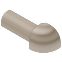 Schlüter-RONDEC-PRO vnější růžek k ukončovací liště "C", PVC světle béžová, v: 8 mm, 1 ks Schlüter-RONDEC-PRO vnější růžek k ukončovací liště "C", PVC světle béžová, v: 8 mm, 1 ks