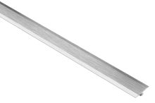 Schlüter-VINPRO-T přechod. lišta, hliník elox chrom kartáč, v: 3 mm, š: 14 mm, d: 2,5 m