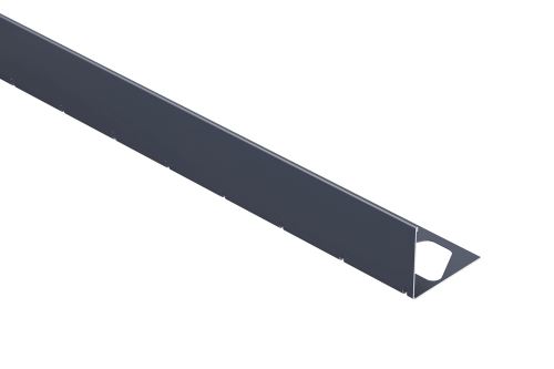 Schlüter-BARA-RWL balkonová lišta, hliník komaxit šedá metalíza, v: 120 mm, d: 2,5 m