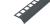 BP7 balkonová lišta, hliník lakovaný antracit, RAL7016, 19 mm, 2,5 m