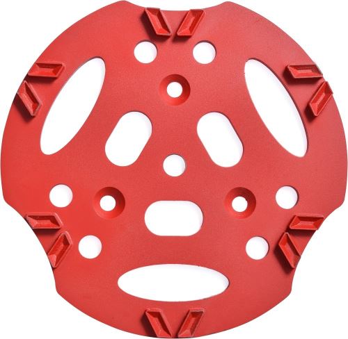 ROLL Diamantový kotúč V12, priemer 300 mm, červený, 12 segmentov v tvare V