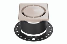 Schlüter-KERDI-DRAIN rošt + rámeček, krémová, 10x10 cm, D7 Pure, 1 ks Schlüter-KERDI-DRAIN rošt + rámeček, krémová, 10x10 cm, D7 Pure, 1 ks