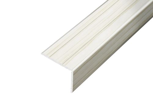 AP5 schodová lišta samolepící B, hliník+fólie dub šedobílý, v: 20 mm, š: 25 mm, d: 2,7m