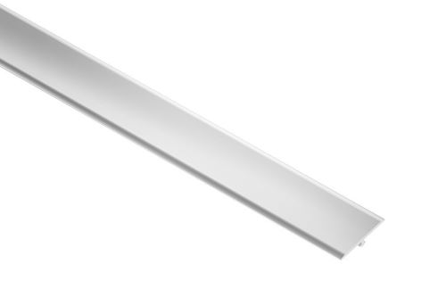 Schlüter-VINPRO-T přechod. lišta, hliník elox chrom kartáč, v: 3 mm, š: 25 mm, d: 2,5 m