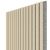 Akustický panel WALL CONCEPT kašmír, šedý filc + MDF, 2750x604x21 mm, 1,66 m2