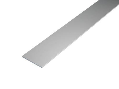 W4/1 Plochý profil ACARA, hliník elox striebro