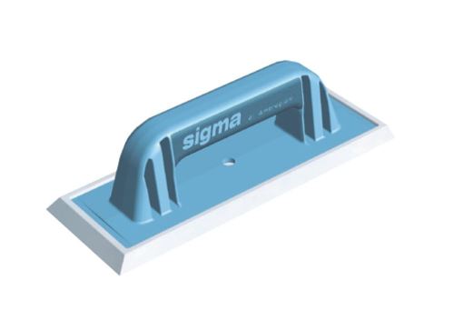 SIGMA stěrka střední tvrdost, pro spárování, guma, 10 cm, 25 cm
