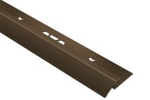 Schlüter-VINPRO-U přechodová lišta pro vinyl, elox antický bronz kartáč, v: 3 mm, d: 2,5 m
