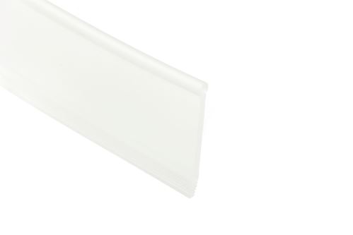 Schlüter-SHOWERPROFILE-WSL lišta proti přetékání vody, PVC transp. šedá, v: 30 mm, d: 1 m