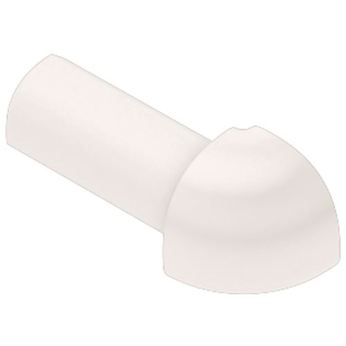 Schlüter-RONDEC-PRO vnější růžek k ukončovací liště "C", PVC bílá, v: 6 mm, 1 ks