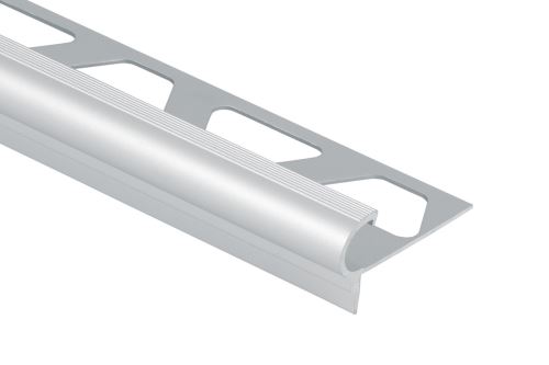 Schlüter-TREP-FL schodová lišta, hliník elox přírodní, v: 9 mm, d: 3 m