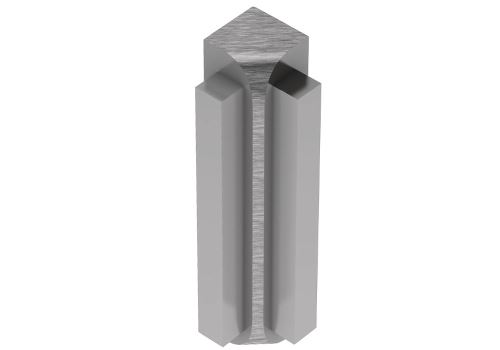 Schlüter-RONDEC-STEP vnitřní růžek 90 st., hliník elox chrom kartáč, v: 8 mm, 1 ks