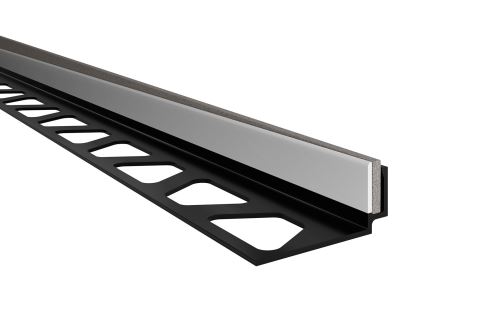 Schlüter-SHOWERPROFILE-SB spádový klín, komaxit strukt. kam. šedá, v: 12,5 mm, d: 2 m
