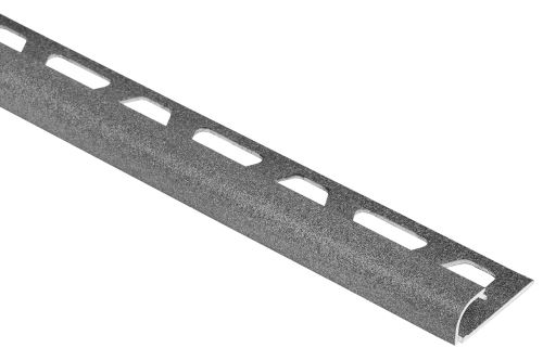 Schlüter-RONDEC-TS ukončovací lišta "C", hliník komaxit strukt. šedá, v: 12,5 mm, d: 2,5 m