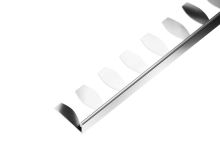 SP1 ohýbací ukončovací lišta L ACARA, nerez V2A, FLOPPY TRIM, superlesk, 7 mm, 2,5 m