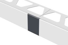 Schlüter-BARA-RT spojka, hliník komaxit antracitová šedá, v: 12 mm, v2: 65 mm, 1 ks Schlüter-BARA-RT spojka, hliník komaxit antracitová šedá, v: 12 mm, v2: 65 mm, 1 ks