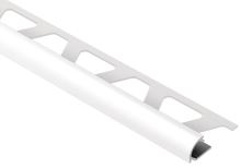 Schlüter-RONDEC-AC ukončovací lišta "C", hliník komaxit sněhobílá, v: 12,5 mm, d: 2,5 m