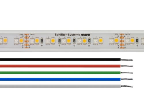Schlüter-LIPROTEC-ES LED pásek, RGB + bílá, v: 4,5 mm, d: 4 m