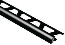 Schlüter-RONDEC-PRO ukončovací lišta "C", PVC grafitově černá, v: 11 mm, d: 2,5 m Schlüter-RONDEC-PRO ukončovací lišta "C", PVC grafitově černá, v: 11 mm, d: 2,5 m