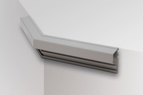 Schlüter-BARA-RTP vnější růžek 135 st., hliník komaxit pastelově šedá, v: 65 mm, 1 ks