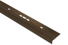 Schlüter-VINPRO-STEP schod. lišta pro vinyl, elox antický bronz kartáč, v: 5 mm, d: 2,5 m