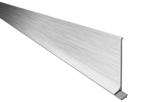 Schlüter-DESIGNBASE-SL soklová lišta, hliník elox přírodní, v: 80 mm, d: 2,5 m