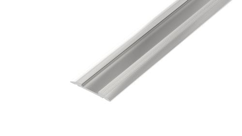 SP29/1 schodová lišta pro pásku 13 mm, hliník elox stříbro, 3 mm, 2,5 m