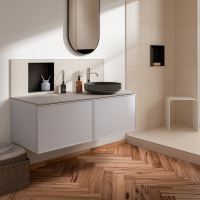 Schlüter-DESIGN-NICHE stěnová nika, hliník komaxit kamenná šedá, 600x300 mm, 1 ks (3)