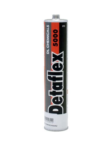 DL CHEMICALS DETAFLEX 5000 tmel pružný polyuretánový čierna, 310 ml