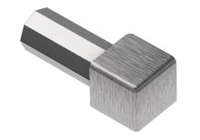 Schlüter-QUADEC-EB vnější růžek k ukonč. liště "Q", nerez kartáč V2A, v: 15 mm, 1 ks Schlüter-QUADEC-EB vnější růžek k ukonč. liště "Q", nerez kartáč V2A, v: 15 mm, 1 ks