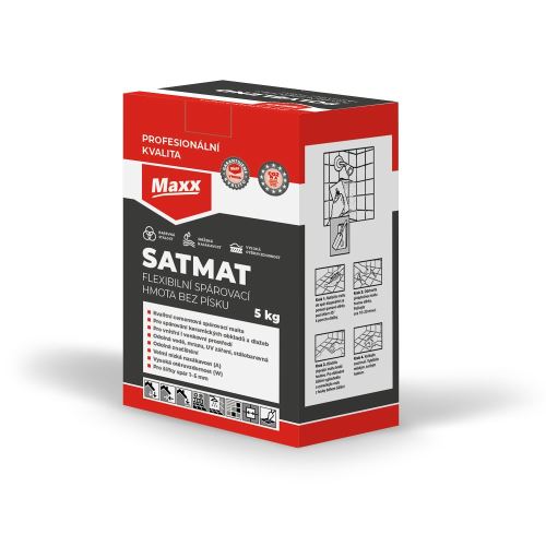 MAXX SATMAT spárovací malta jasmín, 5kg