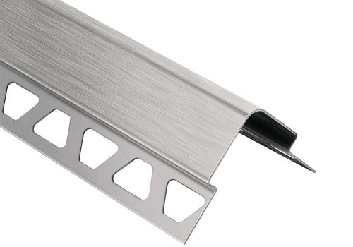 Schlüter-ECK-EB lišta k ochraně rohu, nerez kartáč V2A, v: 11 mm, š: 37 mm, d: 1,5 m