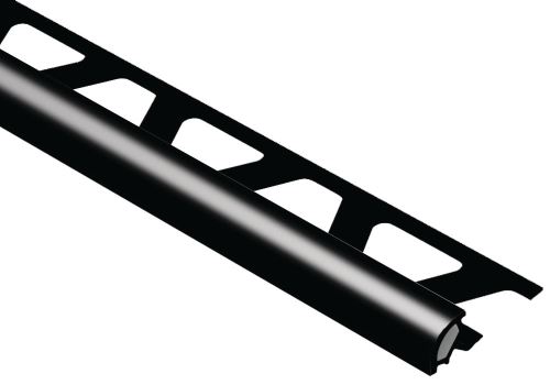 Schlüter-RONDEC-PRO ukončovací lišta "C", PVC grafitově černá, v: 12,5 mm, d: 2,5 m